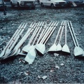 WRRA oars painted Detroit BC colors